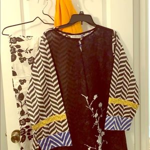 Maria b 3 piece lawn outfit